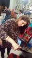 What happening behind camera during break in Sanam baloch morning show