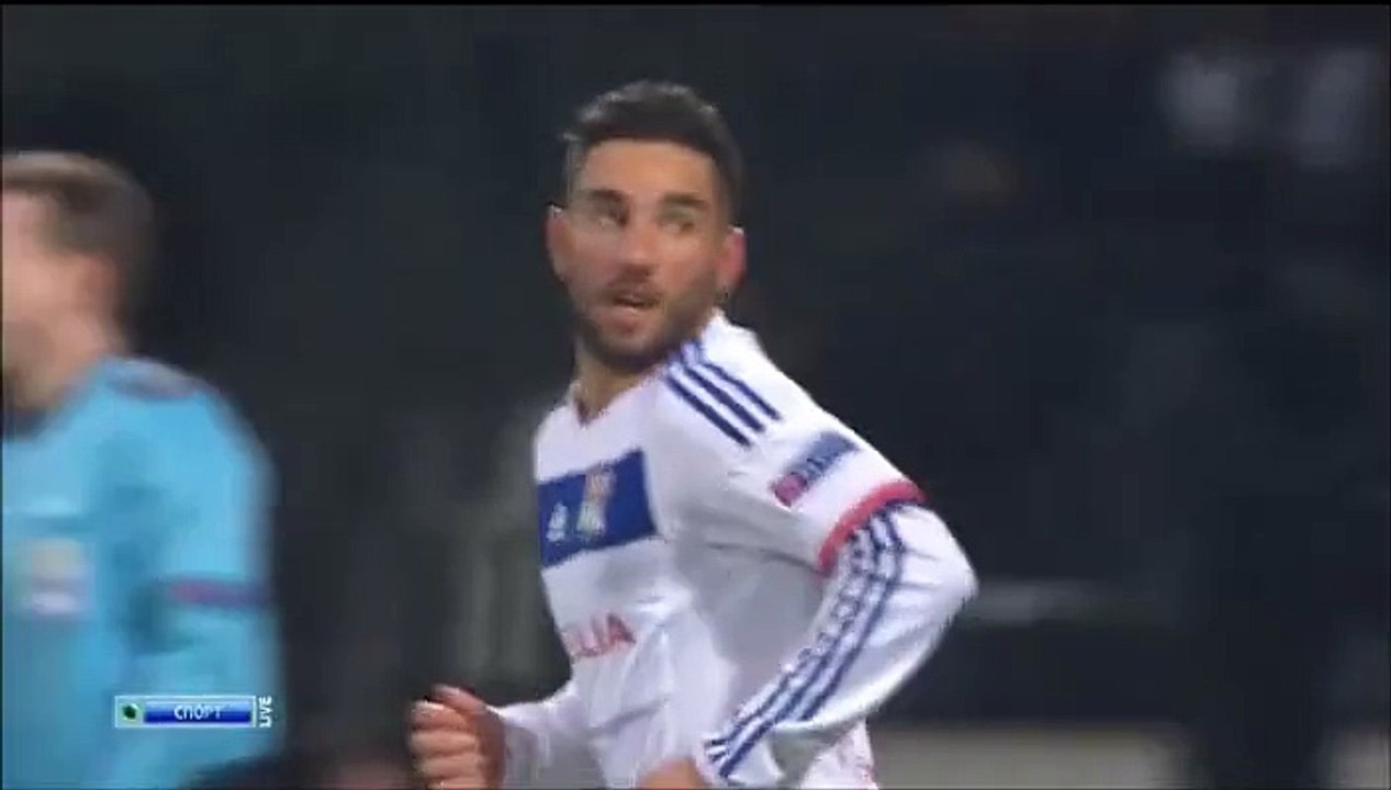 1-0 Jordan Ferri Goal UEFA  Champions League  Group H - 24.11.2015, Lyon 1-0 KAA Gent