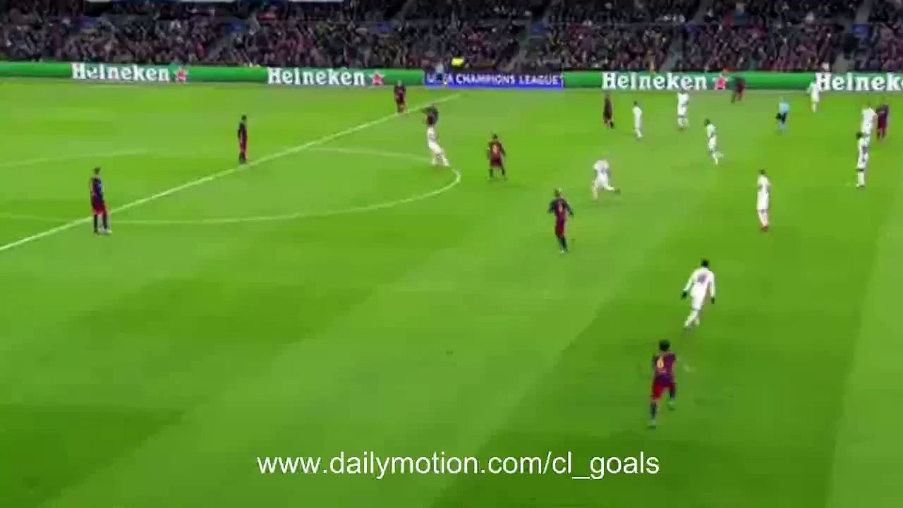 Suarez Goal ! Barca 1:0 Roma | Champions League