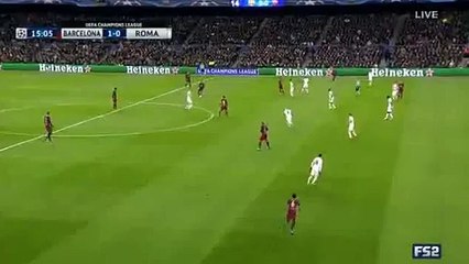 Luis Suarez Goal 1-0 Barcelona vs Roma