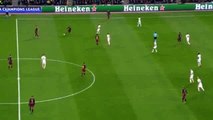 Luis Suárez 1:0 Great Tiki Taka Goal | Barcelona v. AS Roma 24.11.2015