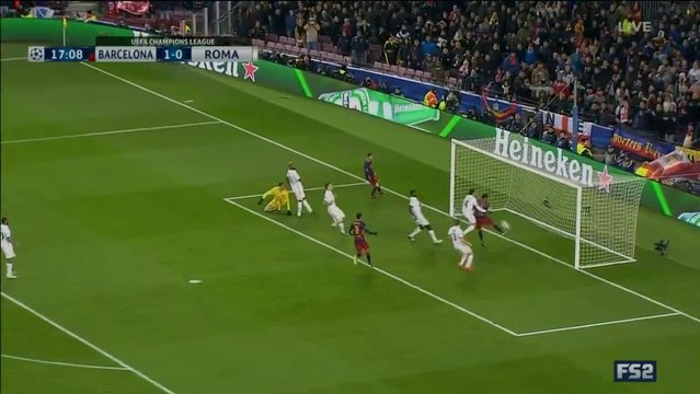 Lionel Messi Goal Barcelona 2 - 0 AS Roma 24/11/2015 - Champions League