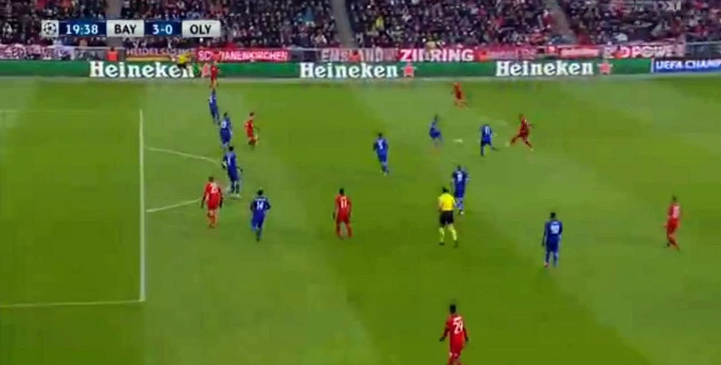 Goal Thomas Muller - Bayern Munich 3-0 Olympiakos (24.11.2015) Champions League