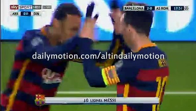 Messi Incredible Goal - Barcelona 2-0 Roma - Champions League - 24.11.2015
