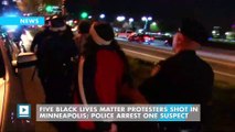Five Black Lives Matter protesters shot in Minneapolis; police arrest one suspect