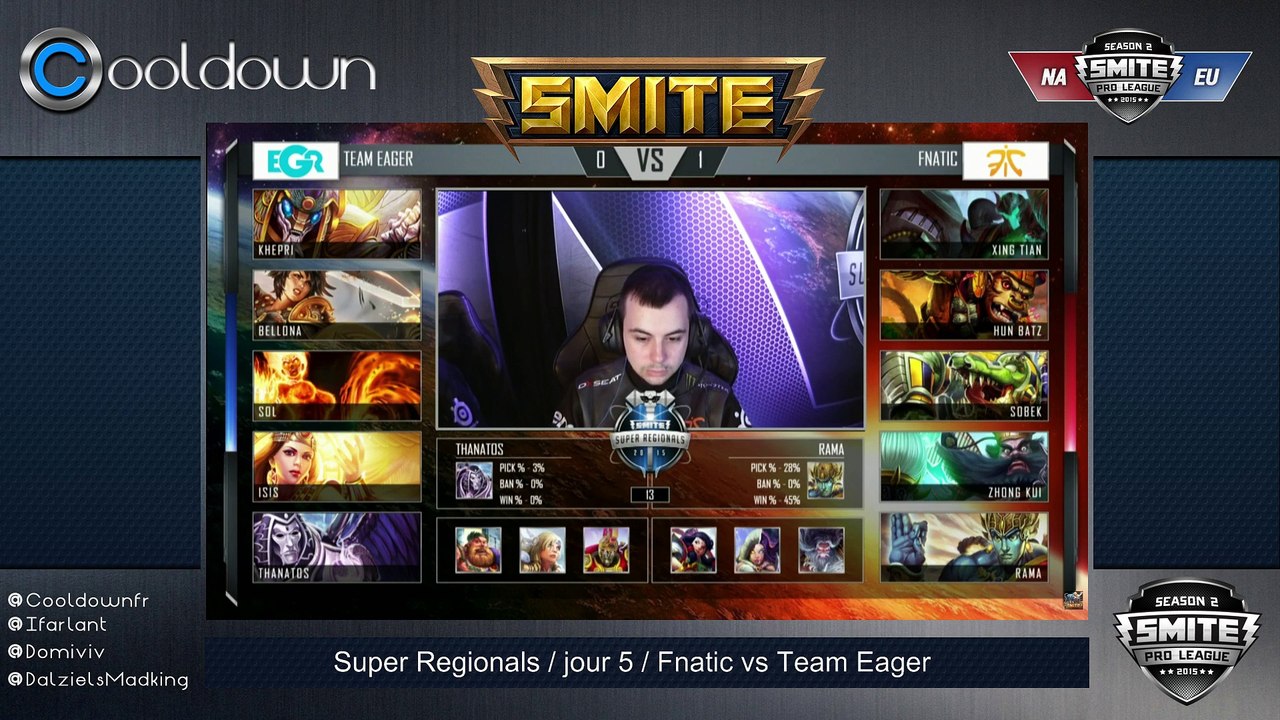 SMITE - SuperRegionals - Wildcard Fnatic vs Eager - game 2