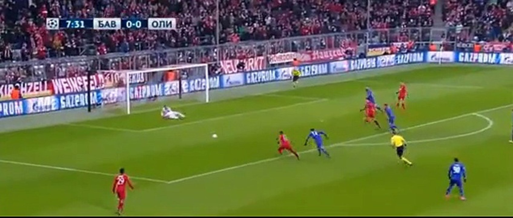Douglas Costa 1:0 - Fc Bayern Munich vs Olympiacos Piraeus - 24.11.2015