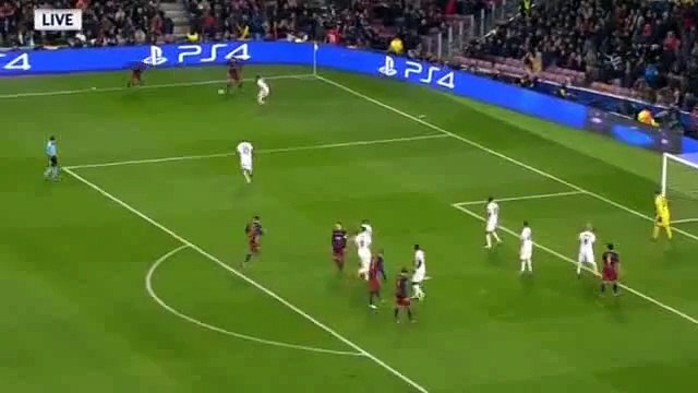 3-0 Luis Suárez Amazing Volley Goal _ FC Barcelona v. AS Roma 24.11.2015_HIGH