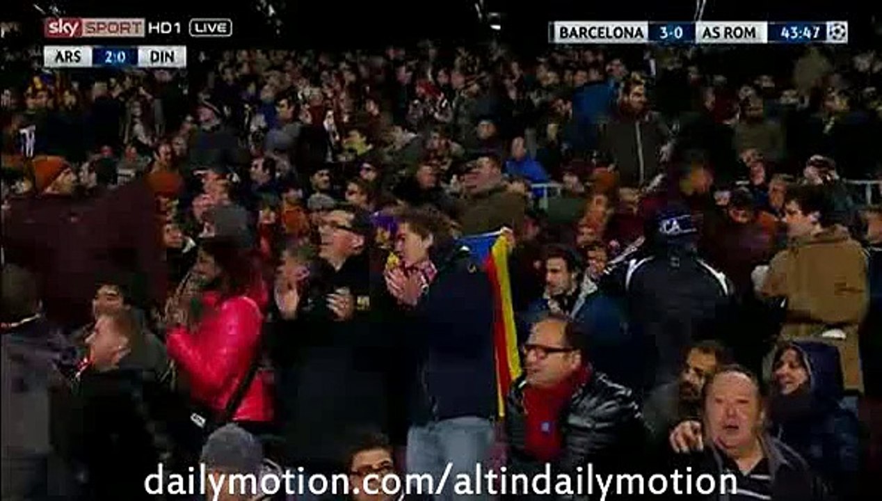 1st Half All Goal - FC Barcelona 3-0 AS Roma - UCL - 24.11.2015
