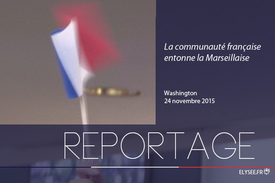 Allocution devant la communauté française à Washington