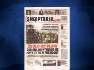 SHTYPI I DITES TITUJT KRYESORE TE FAQEVE TE PARA TE GAZETAVE SHQIPTARE 11 DHJETOR 2013