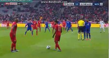 Arturo Vidal Fantastic FREEKICK CHANCE  Bayern 3-0 Olympiakos 24.11.2015
