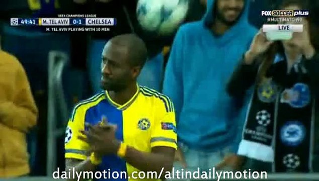 Asmir Begović Great Save 1on1 - Maccabi Tel Avivi 0-1 Chelsea