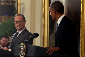 Conférence de presse conjointe avec Barack Obama à la Maison-Blanche