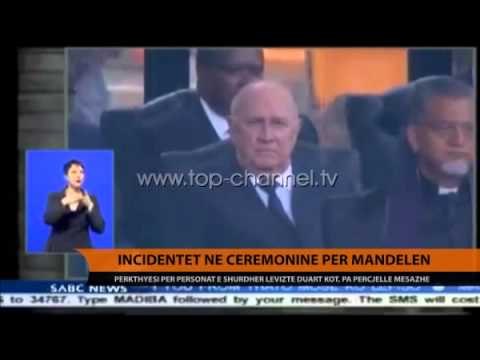 Incidentet ne ceremoninë për Mandelën - Top Channel Albania - News - Lajme