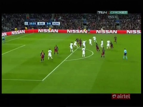 4-0 Gerard Piqué Fantastic Volley Goal _ Barcelona v. AS Roma - 24.11.2015 HD