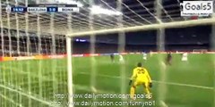 Gerard Pique Fantastic Goal Barcelona 4 - 0 AS Roma Champions League 24-11-2015
