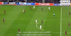 Lionel Messi 2 nd Goal Barcelona 5 - 0 AS Roma Champions League 24-11-2015