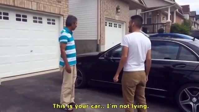 ЛЮБЯЩИЙ СЫН КУПИЛ ОТЦУ НА ДЕНЬ РОЖДЕНИЯ МАШИНУ! Такой реакции он не ожидал_)