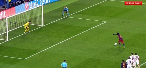 Adriano Goal - Barcelona 6 - 0 AS Roma - 24/11/2015