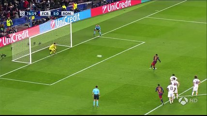 Adriano Goal - Barcelona 6-0 AS Roma - 24-11-2015