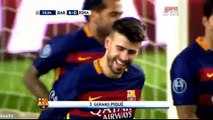 Gerard Piqué Goal 4:0 - Fc Barcelona vs As Roma - 24/11/2015