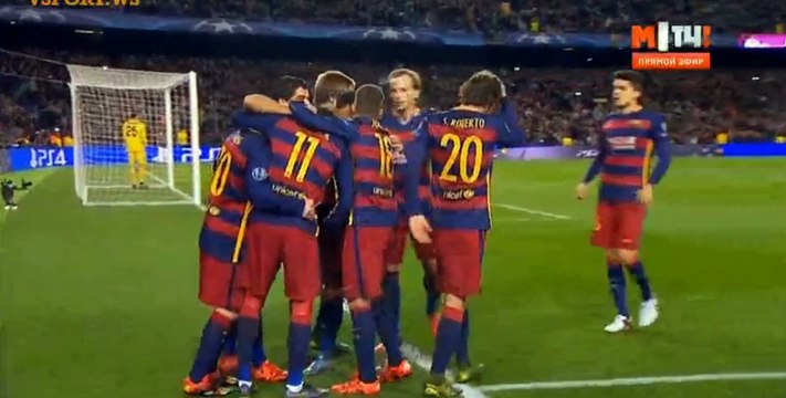 Lionel Messi Second Goal 5-0 | Barcelona vs Roma (24.11.2015) Champions League