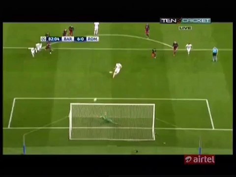 Edin Dzeko Shocking Penalty Miss _ Barcelona 6-0 AS Roma - 24.11.2015 HD