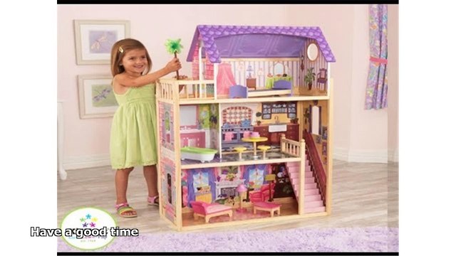 Frozen Elsa Barbie DOLLHOUSE KidKraft Uptown Wooden Doll House Mansion Pool Spiderman Froz