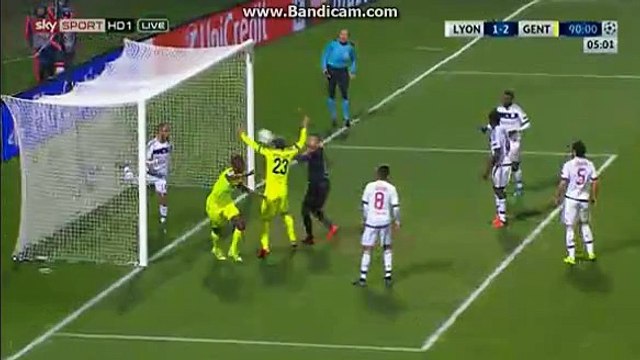 Kalifa Coulibaly Goal 1-2 Ol. Lyon vs Gent (Champions League) 24.11.2015