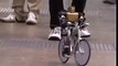 Little robot cycling...so nice and amazing technology