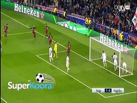 اهداف مباراة ( برشلونة 6-1 روما ) دوري أبطال أوروبا