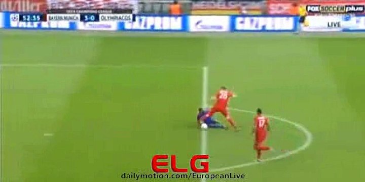 Holger Badstuber RED CARD - Bayern v. Olympiakos - 24.11.2015