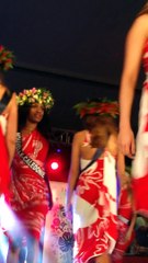 Défilé des candidates à Miss France à la Présidence de Polynésie française
