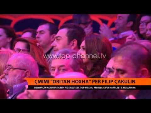 Çmimi Dritan Hoxha për Filip Çakulin - Top Channel Albania - News - Lajme