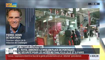 Le regard de Challenges: Ségolène Royal a annoncé la mise en place de protiques de sécurité à Lille et à Paris - 24/11