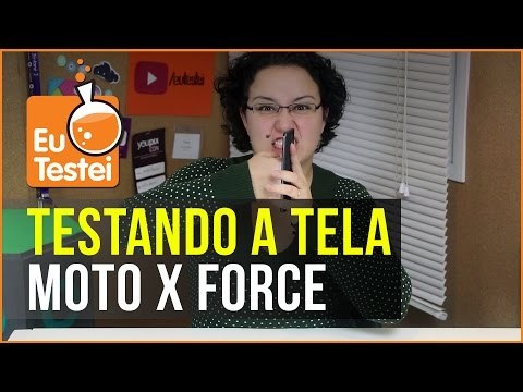 Drop test e tira dúvidas da tela do Moto X Force Moto Droid Turbo 2 - Resenha EuTestei