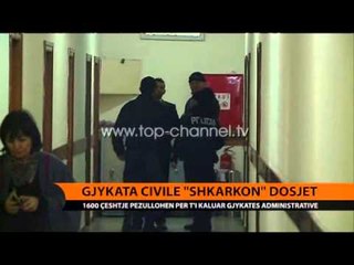 Gjykata Civile "shkarkon" dosjet - Top Channel Albania - News - Lajme