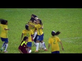 Gols Sul-Americano Sub- 20 Feminino- Brasil 2 x 1 Venezuela