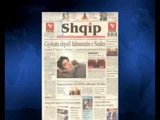 SHTYPI I DITES TITUJT KRYESORE TE FAQEVE TE PARA TE GAZETAVE SHQIPTARE 26 DHJETOR 2013