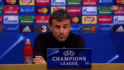 Luis Enrique  Hemos hecho un partido muy completo, que nos refuerza para mejorar