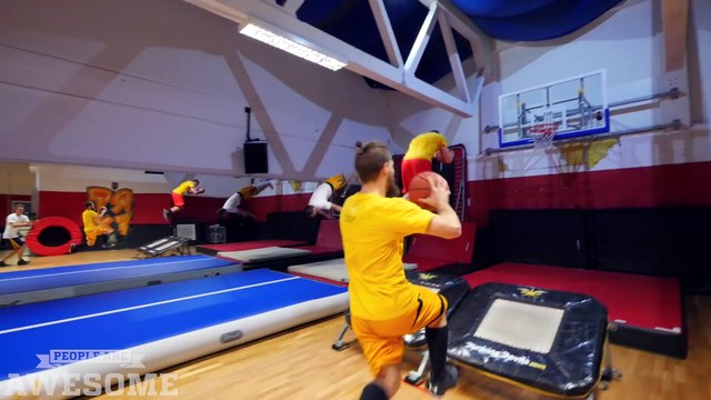 Extreme Basketball Dunks By The Dunking Devils!