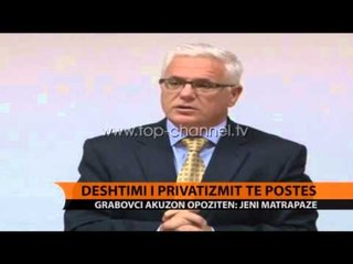 Dështimi i privatizimit të Postës - Top Channel Albania - News - Lajme