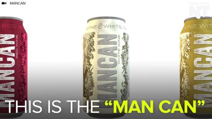 The "Man Can" Allows Men To Still Feel Manly While Drinking Wine