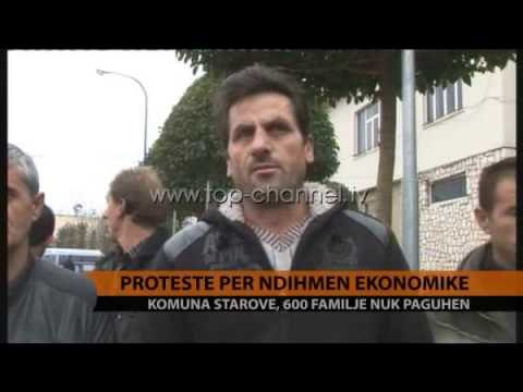Starovë, protestë për ndihmën ekonomike - Top Channel Albania - News - Lajme
