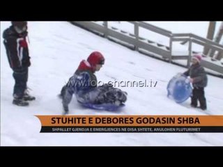 Stuhitë e dëborës godasin SHBA - Top Channel - News - Albania