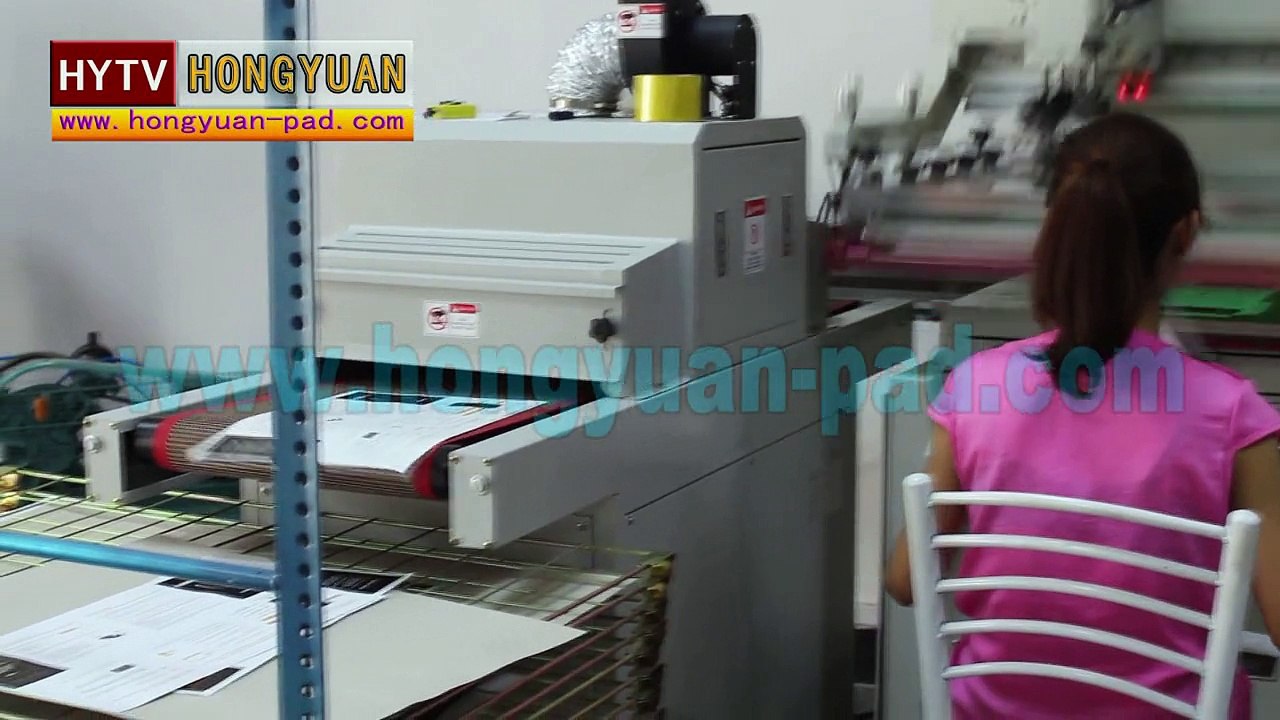 Automatic unloading screen printing machine