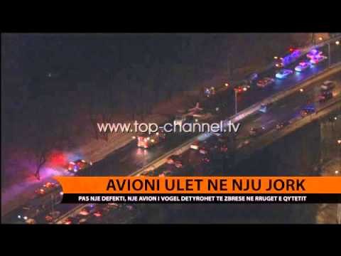SHBA, avioni ulet në Nju Jork - Top Channel Albania - News - Lajme