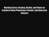 Working Cures: Healing Health and Power on Southern Slave Plantations (Gender and American
