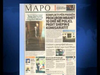 SHTYPI I DITES TITUJT KRYESORE TE FAQEVE TE PARA TE GAZETAVE SHQIPTARE 6 JANAR 2014